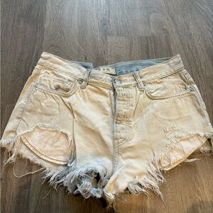 Free People Jean Shorts